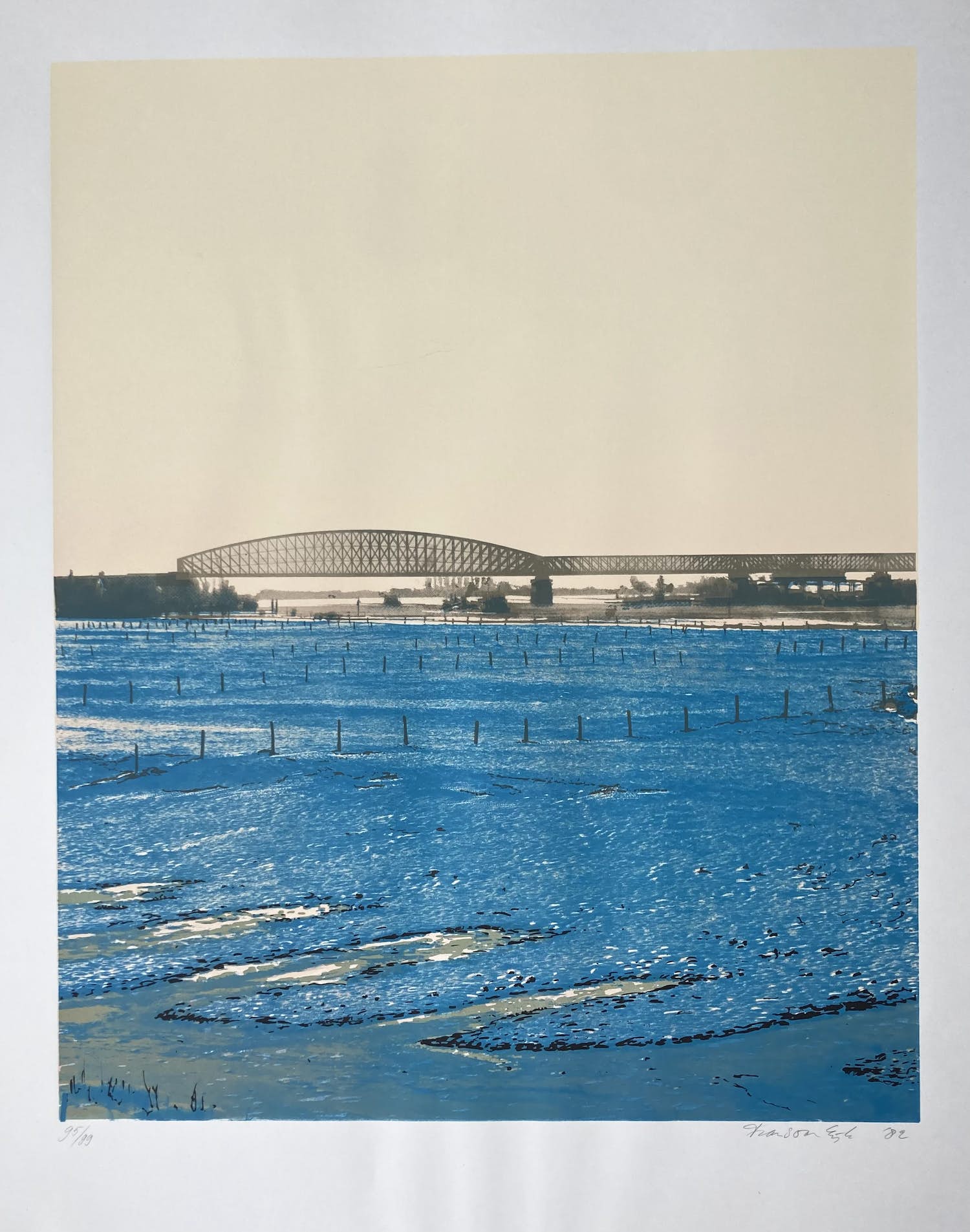 Frans van Eijk - Oude spoorbrug Culemborg kopen? Bied vanaf 25!