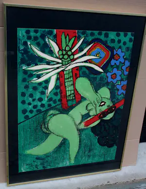 Corneille - Ingelijste litho: Elle est fleur - 1972 kopen? Bied vanaf 375!
