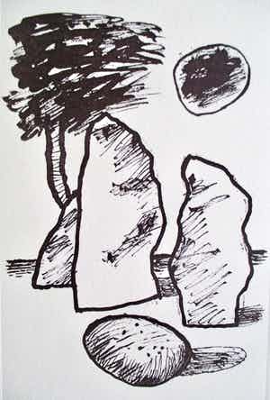 Corneille - Gesigneerde ets verkocht voor € 85!