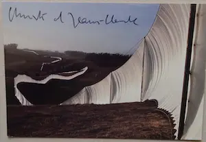 Christo - Collage Project Running Fence 1976 - handgesigneerd inc. stofmonster kopen? Bied vanaf 139!