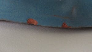 Wim Harzing - Blauwe geglazuurde aardewerken Patronaatstegel uitgevoerd bij de Russel Tiglia kopen? Bied vanaf 28!