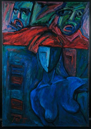 Piet Snoeren - Olieverf op doek, Iconostase van de ziel (Groot) kopen? Bied vanaf 1!