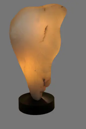 Marina Nuñez del Prado - Abstract beeld uit albast - prachtige licht doorlating - ruim 11 kg kopen? Bied vanaf 895!