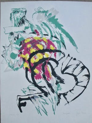 Joyce Bloem - Litho " Muelgoat" kopen? Bied vanaf 40!