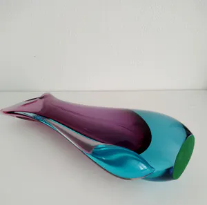 Niet of onleesbaar gesigneerd - oogverblindende vaas naar Flavio Poli, Murano, handgemaakt kopen? Bied vanaf 1!