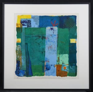 Jos Verwiel - Zeefdruk, Prassino - Ingelijst (Groot) (Galerieprijs €1295) kopen? Bied vanaf 50!