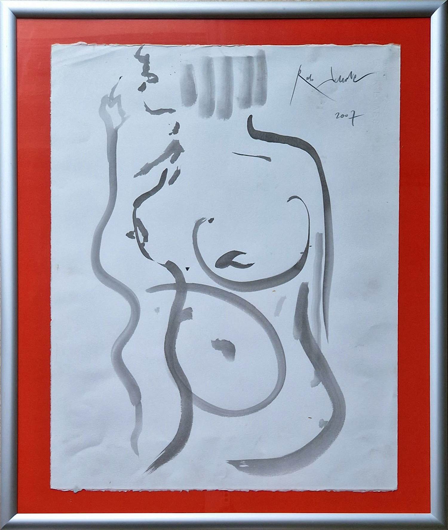 Rob Scholte - Inkt op papier: 'Vrouwelijk naakt' (2007). kopen? Bied vanaf 320!