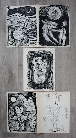 Lucebert - 10 litho's en 10 gedichten: lithologie - 1959 kopen? Bied vanaf 375!
