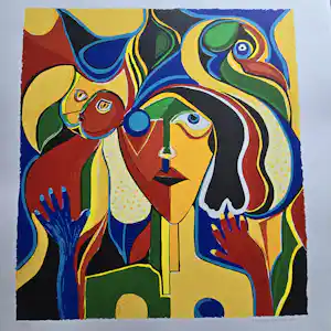 Maartje Wijngaarden - Color Faces - Handgesigneerd - 50 ex. vendu pour 59€ !