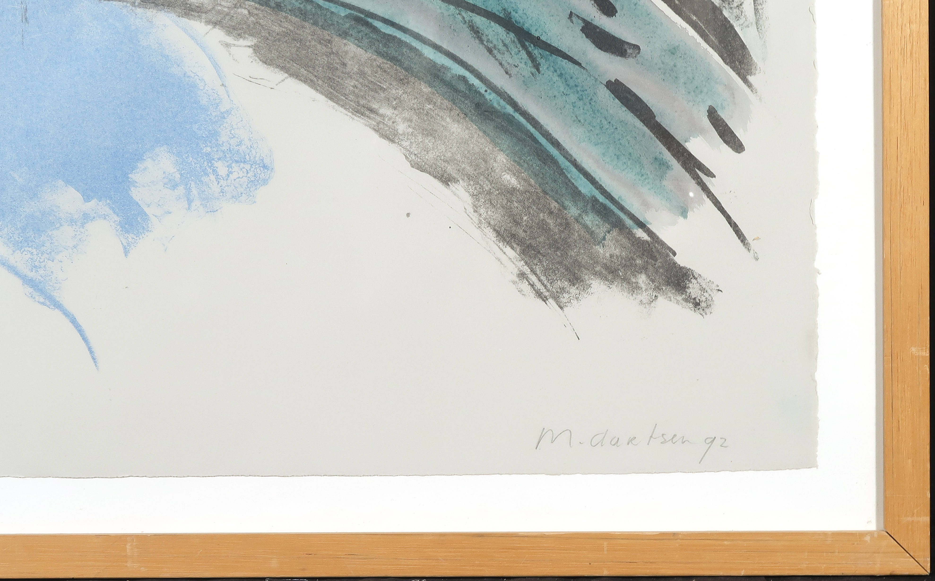 Marianne Aartsen - Litho, Vrouw met vier kinderen - Ingelijst kopen? Bied vanaf 20!