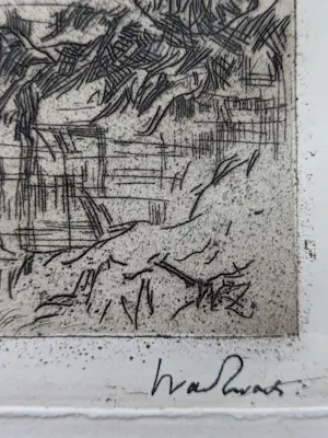 Willem de Zwart - 1896 - Ruïne aan een vijver (Lage Vuursche) kopen? Bied vanaf 30!
