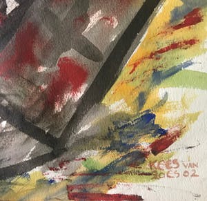 Kees van Es - Gemengde techniek op papier - 2002 kopen? Bied vanaf 250!