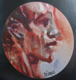 Jef Diederen - Bord Ø 34 cm +7 Cobra boeken +affiche met zeefdruk Corneille Lindström e.a. kopen? Bied vanaf 60!