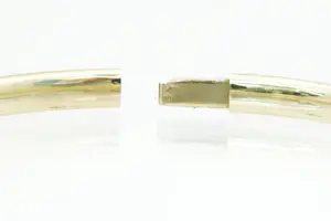 1062 - 14krt geel-gouden ovalen unisex "slaven" armband - gekeurd kopen? Bied vanaf 400!