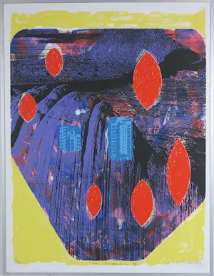 Jelis van Dolderen - Zeefdruk op papier, La Montanara IV t/m VI - Ingelijst kopen? Bied vanaf 80!