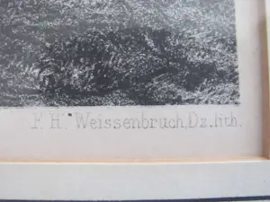 Buy Frederik Hendrik Weissenbruch - bosgezicht met vrouw? Bid from 35!