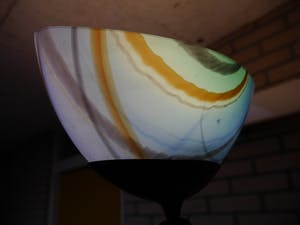 Niet of onleesbaar gesigneerd - fraaie lamp van italiaans design kopen? Bied vanaf 10!