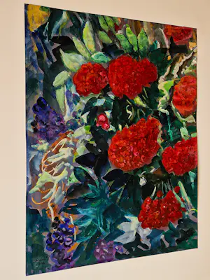 Chris Le Roy - Jaren 30 Aquarel op papier "bloeiende Hortensia" gesigneerd - losbladig kopen? Bied vanaf 38!