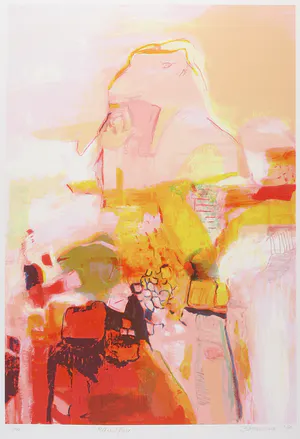 Marijke Boomsma - Zeefdruk, Ramsfinx kopen? Bied vanaf 20!