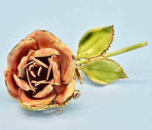 1950s Vintage Flower Brooch verkocht voor € 150!