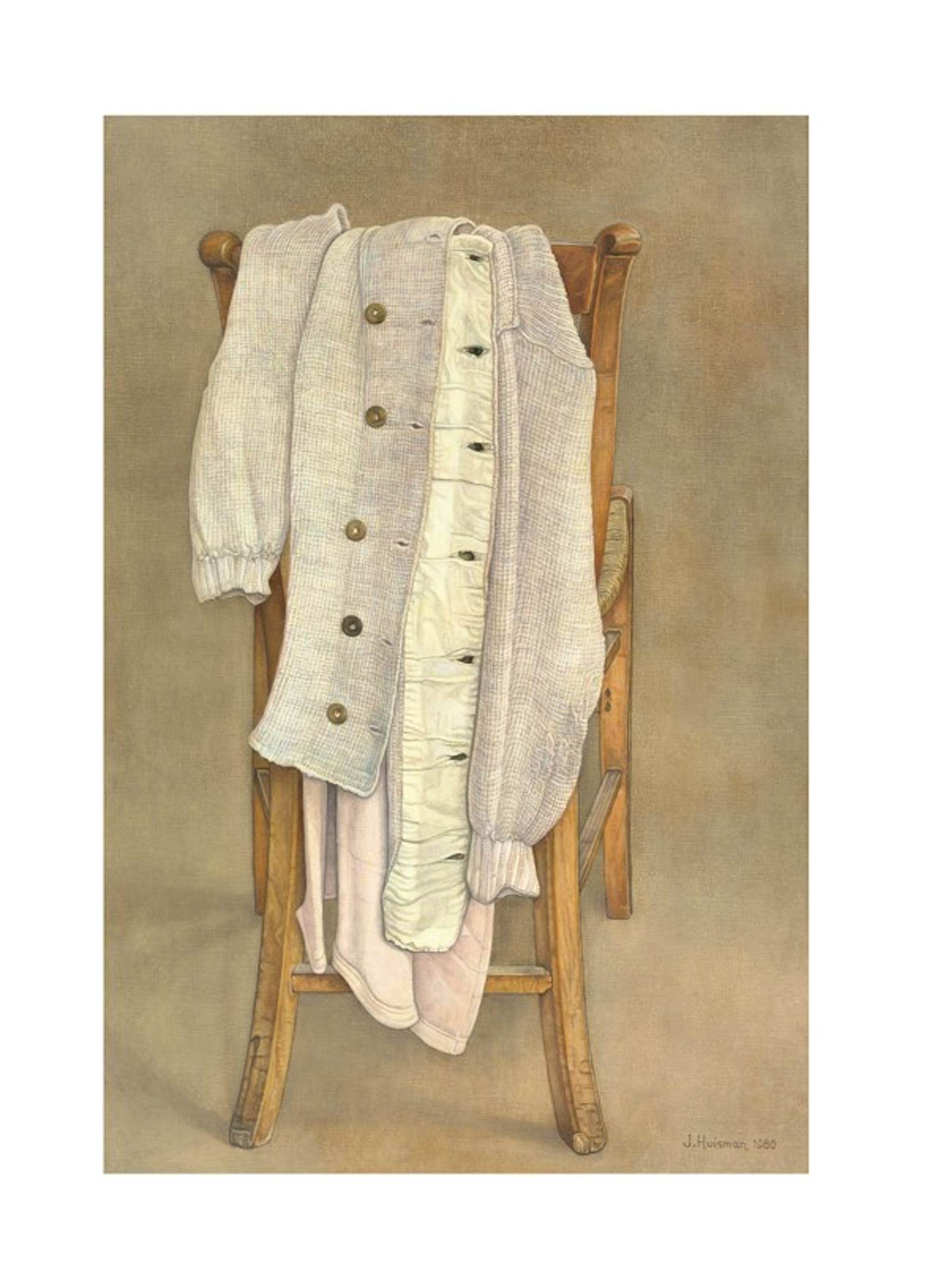 Jopie Huisman - Kleurengiclee BORSTROK op DEVENTER STOEL verkocht voor € 85!