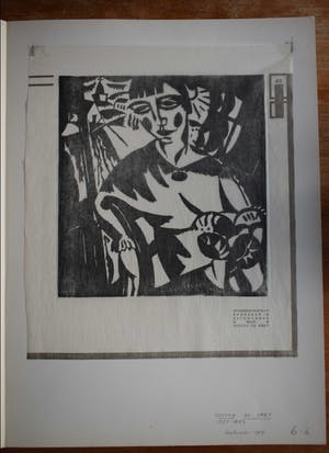 Gustave De Smet - Houtsnede - Vrouwenportret kopen? Bied vanaf 125!