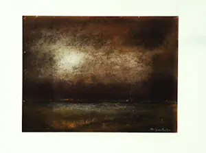 Harry van Kuyk - Erg mooie pastel ""Gezicht over de Groenlanden - Ooij" - 2004 - gesigneerd kopen? Bied vanaf 64!