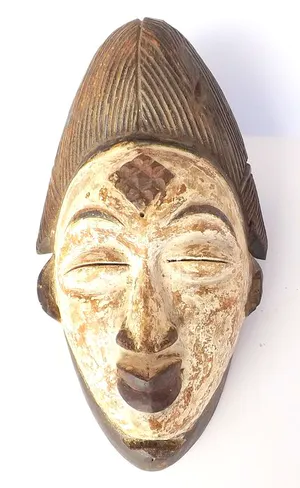 Punu - Afrikaanse Okuyi of Mukudji Punu spirit masker. kopen? Bied vanaf 1!