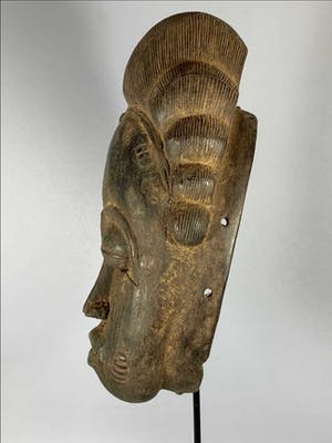 Baule - African Rare & Old Tribal Used Baule mask - Iv. Coast. kopen? Bied vanaf 65!