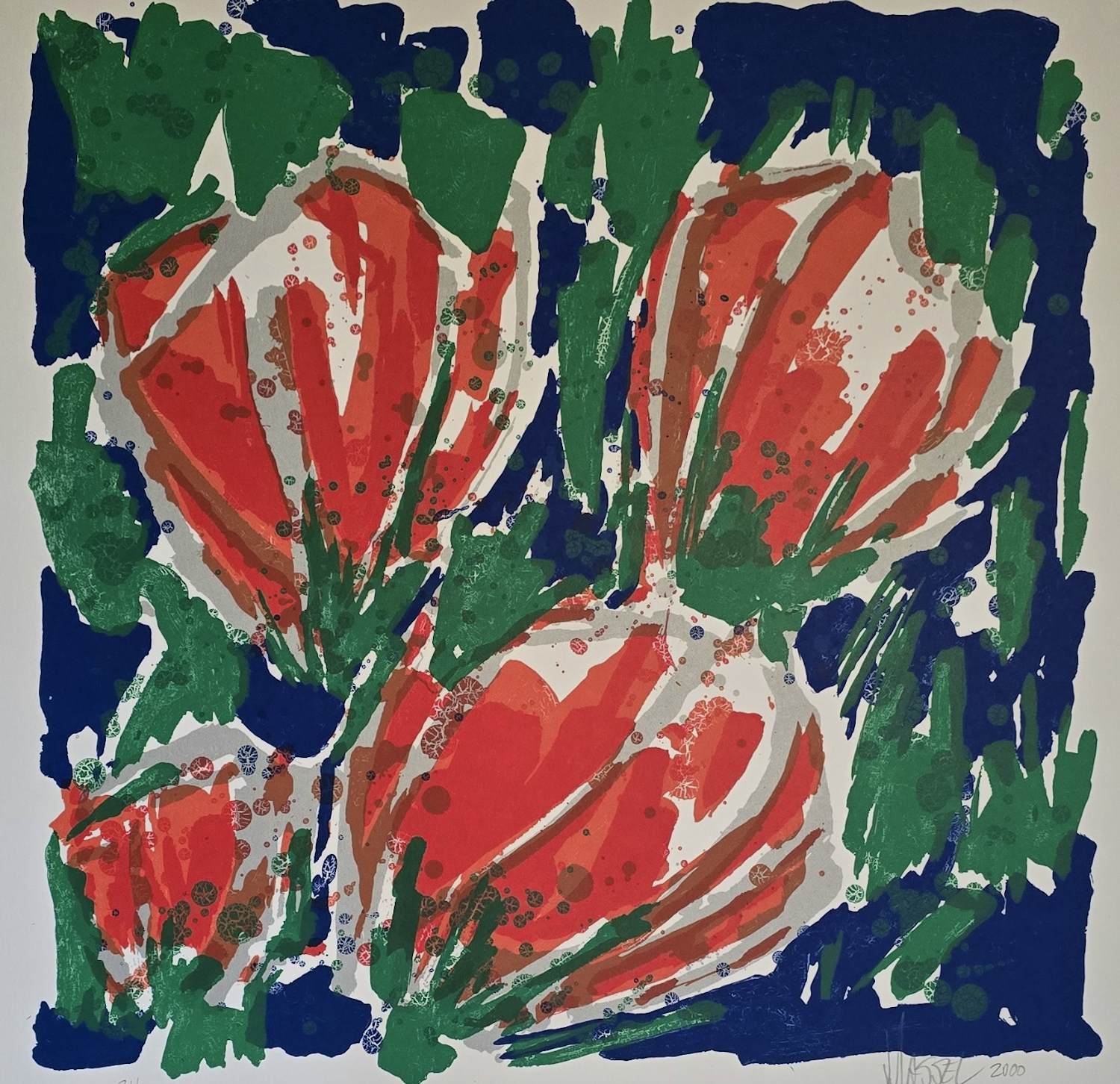 Ad van Hassel - Tulpen - 100 ex. kopen? Bied vanaf 60!