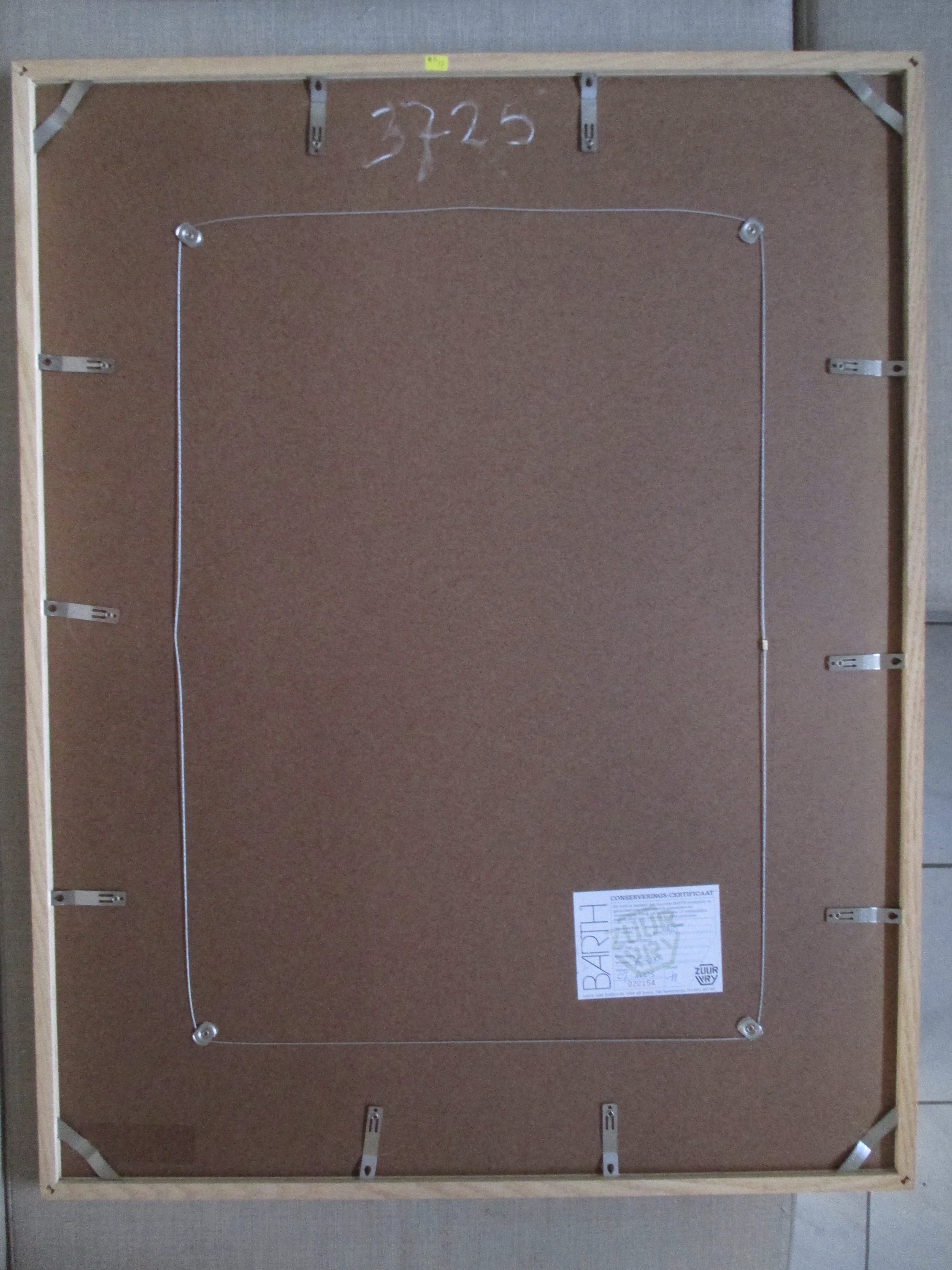 Lon Buttstedt - Ingelijste itho "Himalaya Blues VII" Barth lijst kopen? Bied vanaf 55!