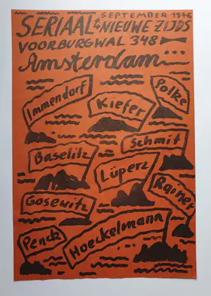 A.R. Penck - 3 x aankondigingsaffiches - 2 x Penck en 1 x Klaus Staeck - 1984, 1976 en 1982 kopen? Bied vanaf 30!