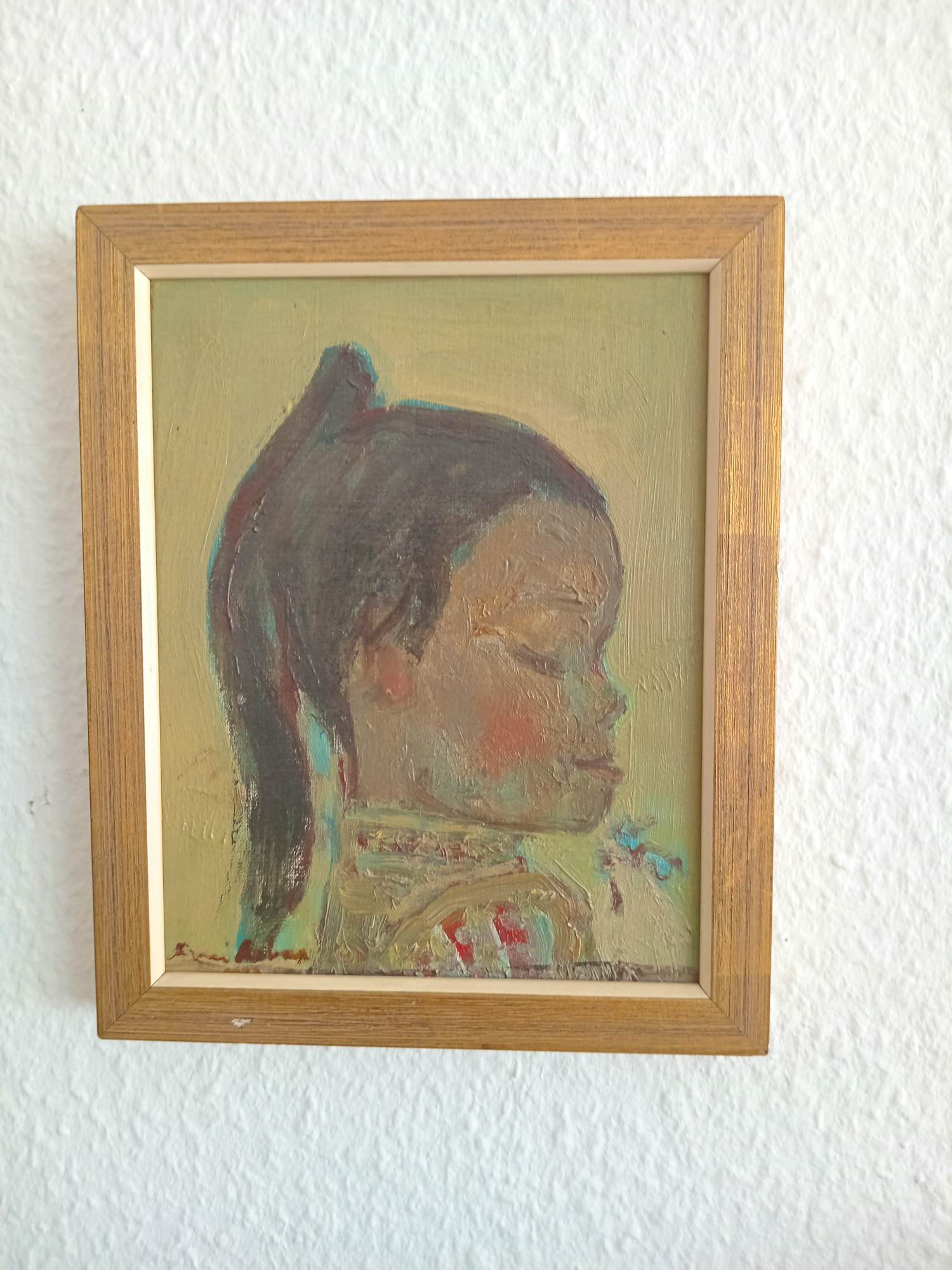 Avni Arbaṣ - Mädchenportrait - Avni Arbaş ein berühmter türkischer Impressionist kopen? Bied vanaf 100!