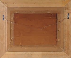 Bernard Ferdinand Hoppe - Olieverf op paneel, Boslandschap - Ingelijst kopen? Bied vanaf 250!