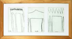 Klaas Gubbels - Droge naald, Drie etsen verkocht voor € 100!