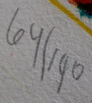 Jacqueline de Jong - Litho: Compositie met veel beeldelementen kopen? Bied vanaf 30!