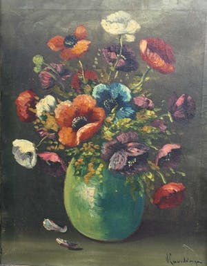 Jan van Vlaardingen - C3207-2 - Papavers in vaas kopen? Bied vanaf 10!