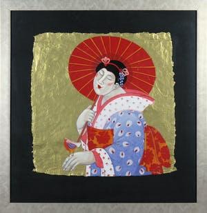 Ada Breedveld - Zeefdruk, Femmes Japonnais II - Ingelijst kopen? Bied vanaf 50!