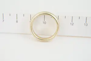 04 - ZGAN & massief 14 krt geel gouden - glad gepolijste - trouw ring kopen? Bied vanaf 250!