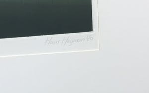 Hans Heijman - Ets, Maaslandschap I - Ingelijst kopen? Bied vanaf 50!