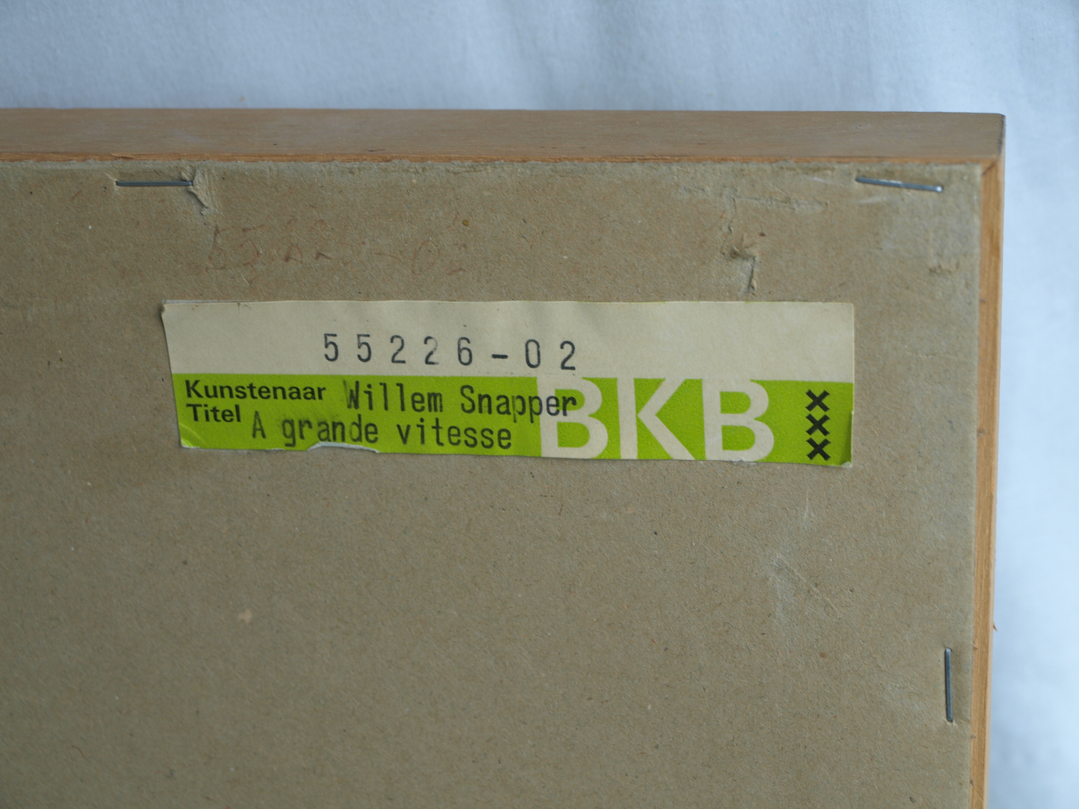 Willem Snapper - Zeefdruk , À grande vitesse – gesigneerd & ingelijst - 1981  kopen? Bied vanaf 1!