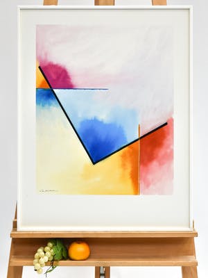 Niet of onleesbaar gesigneerd - Kleurrijk geometrisch kopen? Bied vanaf 1!