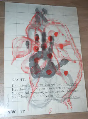 Eli Content - zeldzame affiche uit 1998 & tentoonstellingsgids 2019 kopen? Bied vanaf 60!