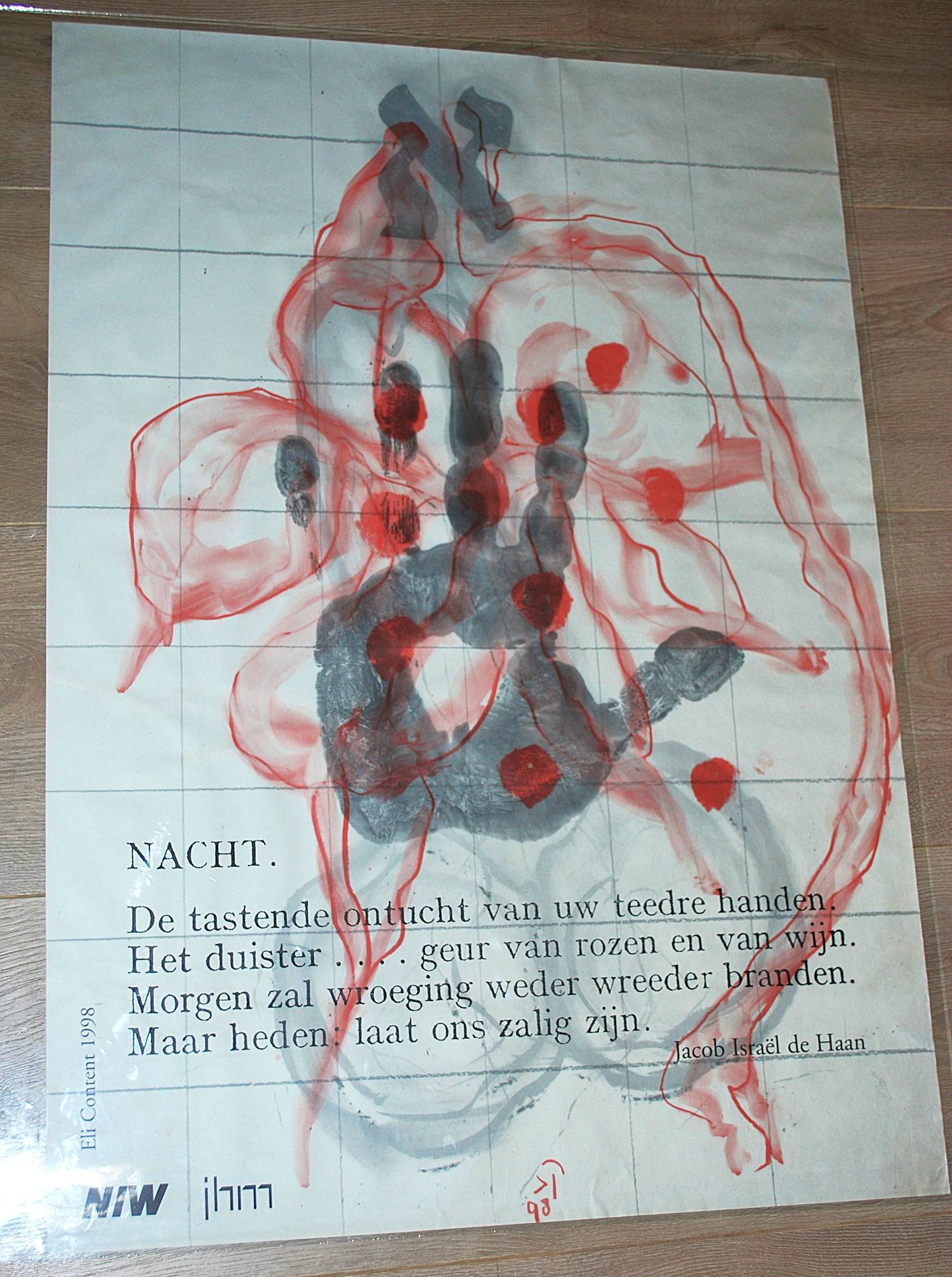 Eli Content - zeldzame affiche uit 1998 & tentoonstellingsgids 2019 kopen? Bied vanaf 125!