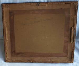 Niet of onleesbaar gesigneerd - Pentekening , “Achtergevels bocht te Enkhuizen” kopen? Bied vanaf 10!