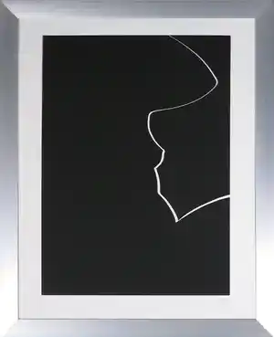 Harry van Kuyk - Zeefdruk uit het portfolio Grafinu - Ingelijst verkocht voor € 1!