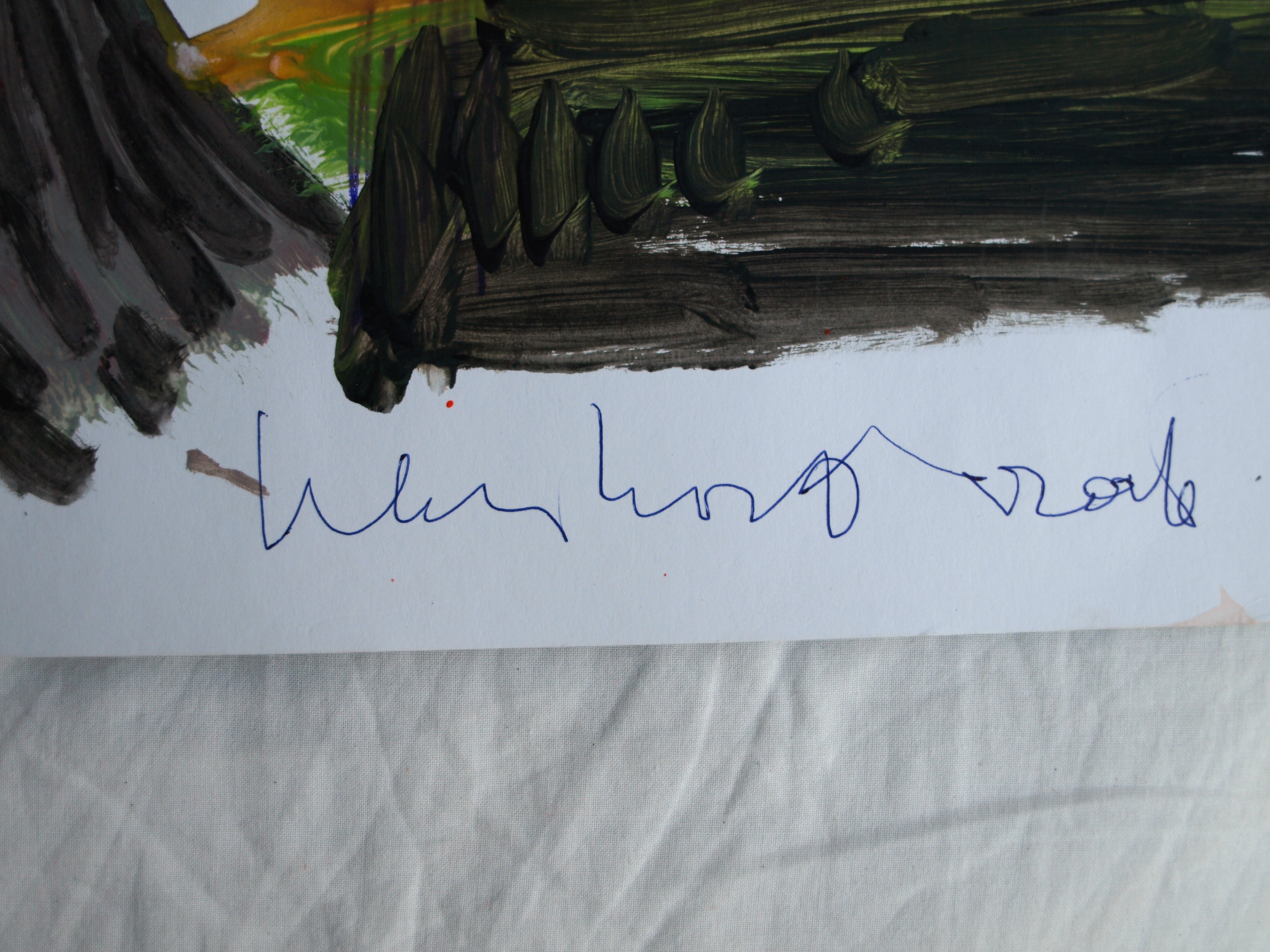 Peter Klashorst - Acrylverf op papier - Boom - 2016 kopen? Bied vanaf 50!