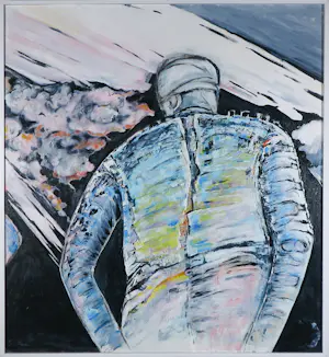 Sophie Mellema - Acryl op paneel, Tweeluik zonder titel- Ingelijst (Groot) kopen? Bied vanaf 150!