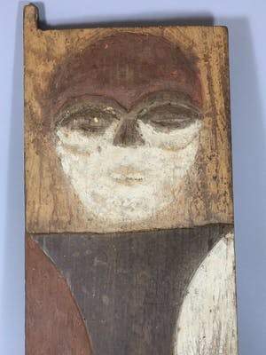 Dogon - 190315 - Large Tribal & Used Old African window from the Tsogho - Gabon. kopen? Bied vanaf 125!