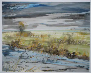 Simon Sint - Landelijke scene - groot schilderij kopen? Bied vanaf 40!